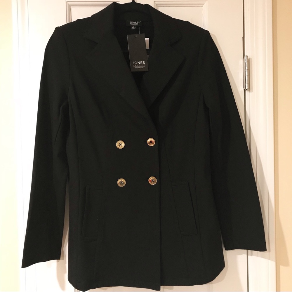 JONES NEW YORK Black Blazer Office Jacket